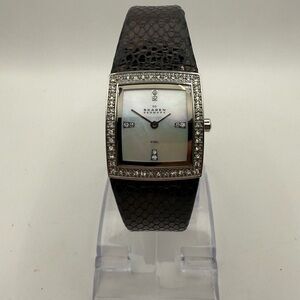 Skagen Denmark Women’s Watch Black and Silver Water Resistant (New Battery)